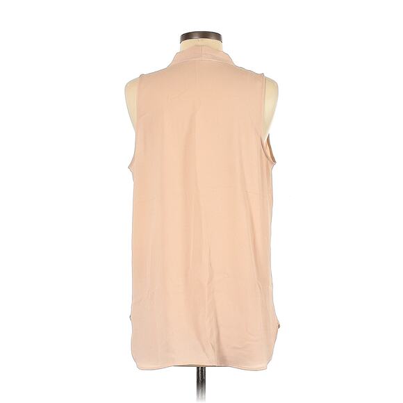 Alfani Plus NWT V-Neck Top Blouse Sleeveless Pottery Clay Size 2X - Picture 2 of 9